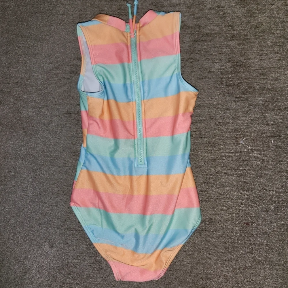 Art Class Multicolor Stiped One Piece Swimsuit